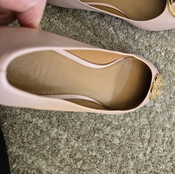 Tory Burch Benton 2 Ballet Flats Sea Shell Pink Size 7.5 - Picture 7 of 11